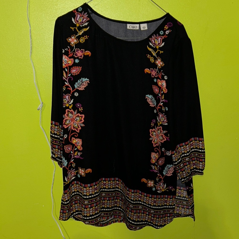 black cato shirt